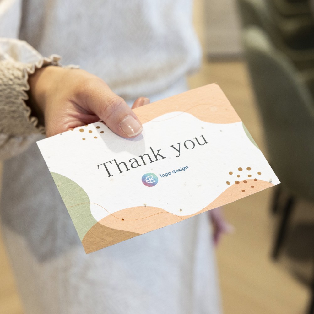 Bedrukt groeipapier als duurzaam relatiegeschenk voor de overheid