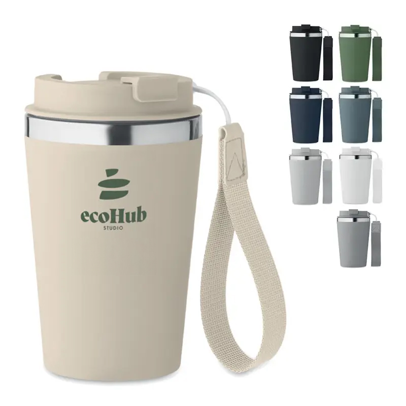 Beker van gerecycled RVS