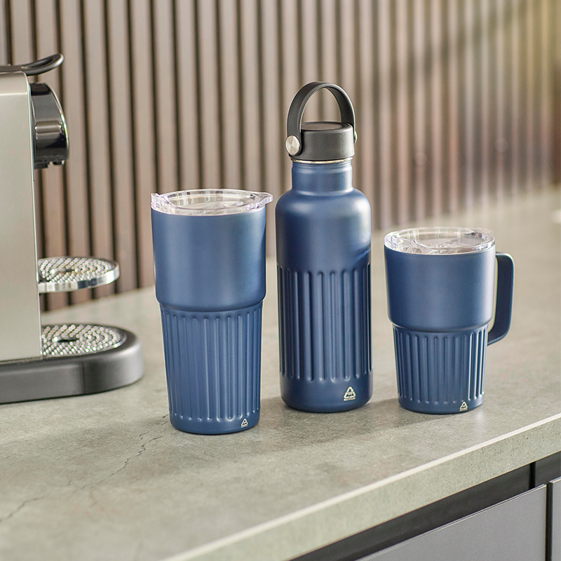 Gerecycleerde RVS thermosbeker to go - Afbeelding 4