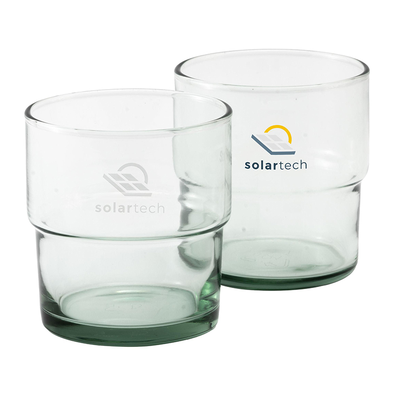 Rebotteld drinkglas stapelbaar - Afbeelding 2