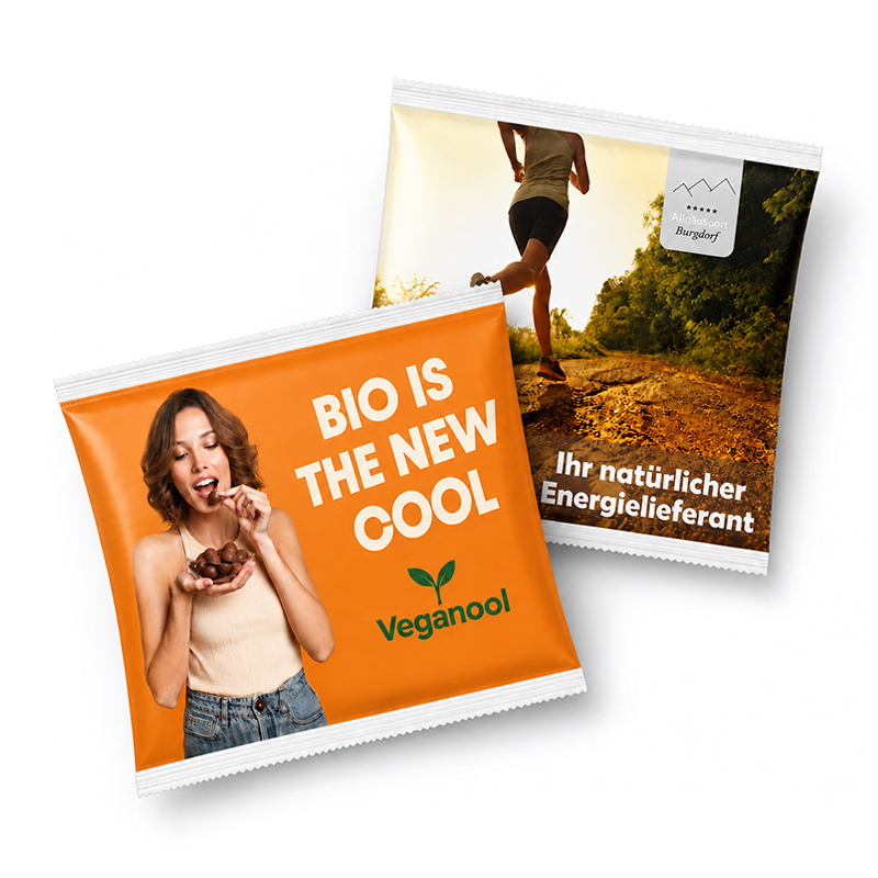 Biologische snackmix (15 gr.) eigen ontwerp