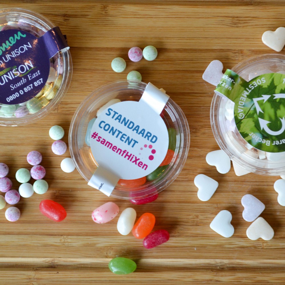 Bakje snoep bioplastic groot - Afbeelding 2