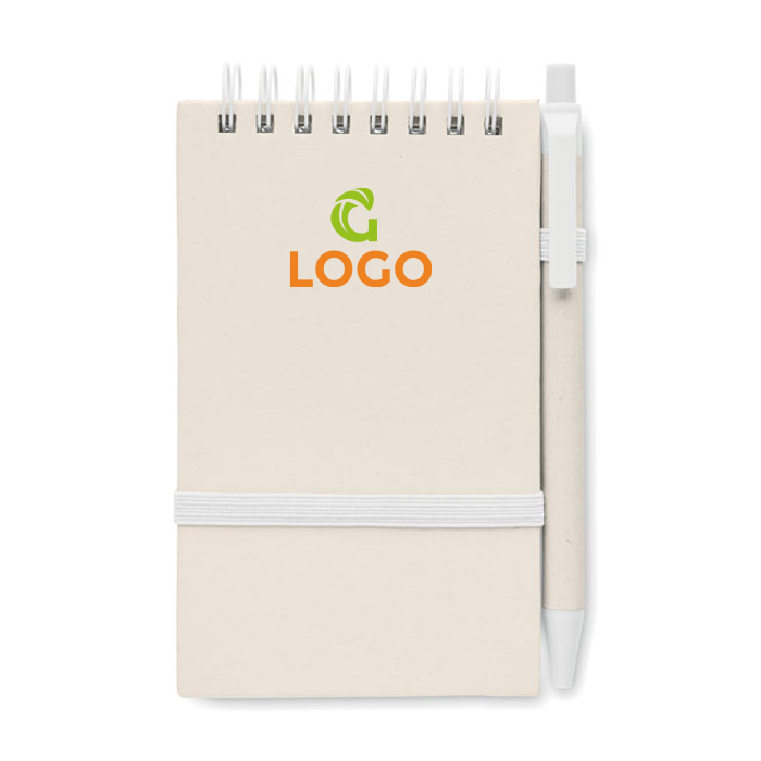 Vacavaliente Notitieboekje A6 Gerecycled Leer Set Van