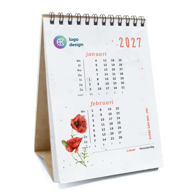 Groeipapier kalender A6