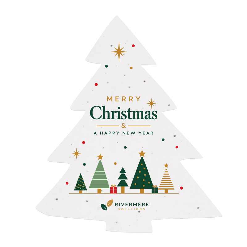 Groeipapier kerstboom A5