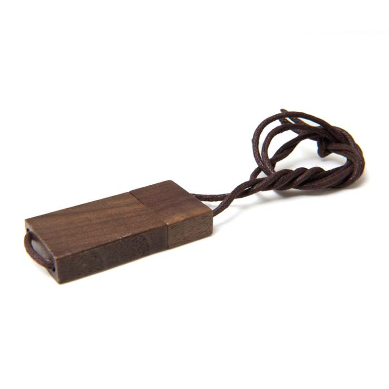 Houten USB-stick met touwtje - Afbeelding 5