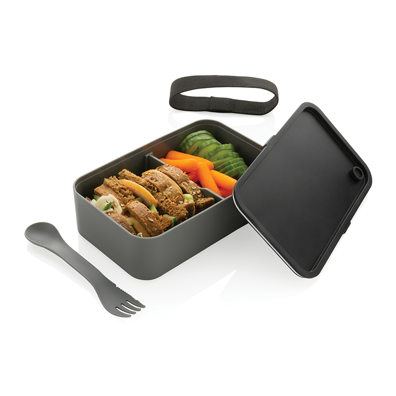 Lunchbox gerecycled PP - Afbeelding 3