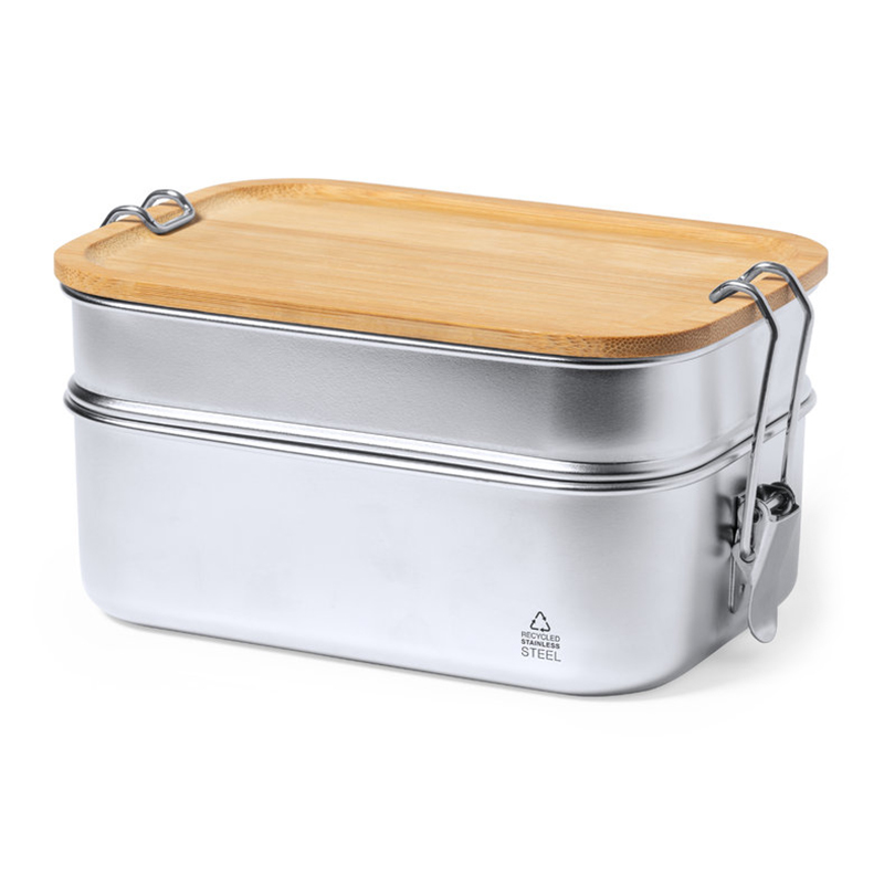 Lunchbox gerecycled RVS - Afbeelding 6