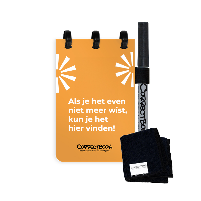 Bedrukte Correctbook pocket