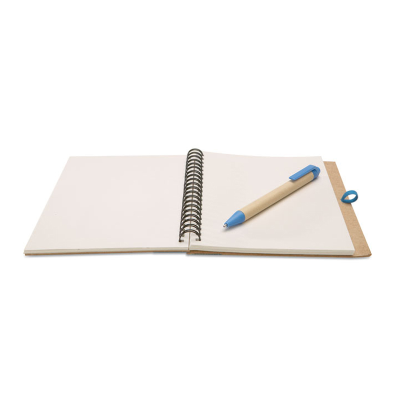 Gerecycleerd notitieboek met balpen - Afbeelding 2