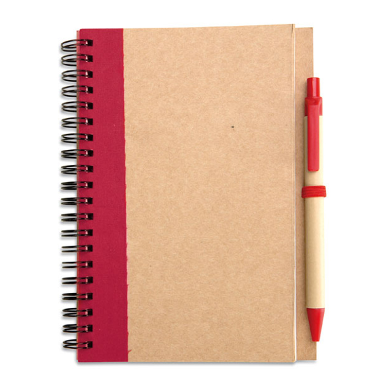 Gerecycleerd notitieboek met balpen - Afbeelding 5