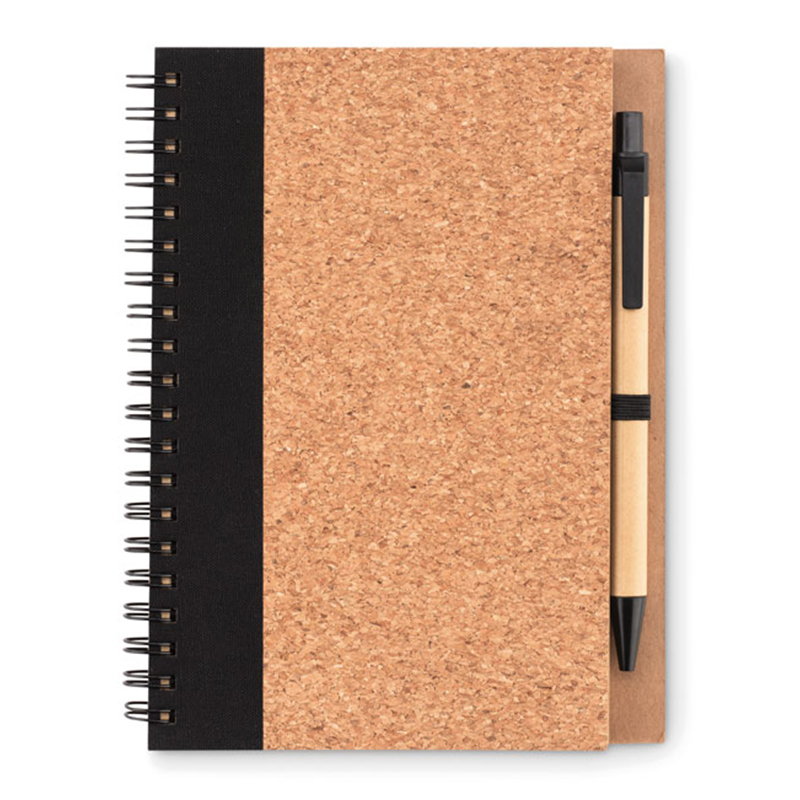 Notitieboek kurk met balpen - Afbeelding 4