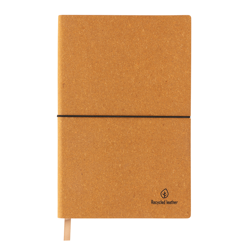 Notitieboek A5 gerecycleerd leer - Afbeelding 8