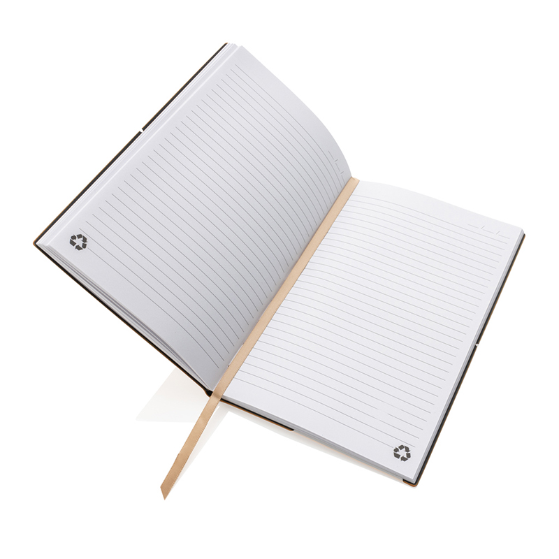 Notitieboek A5 gerecycleerd leer - Afbeelding 3