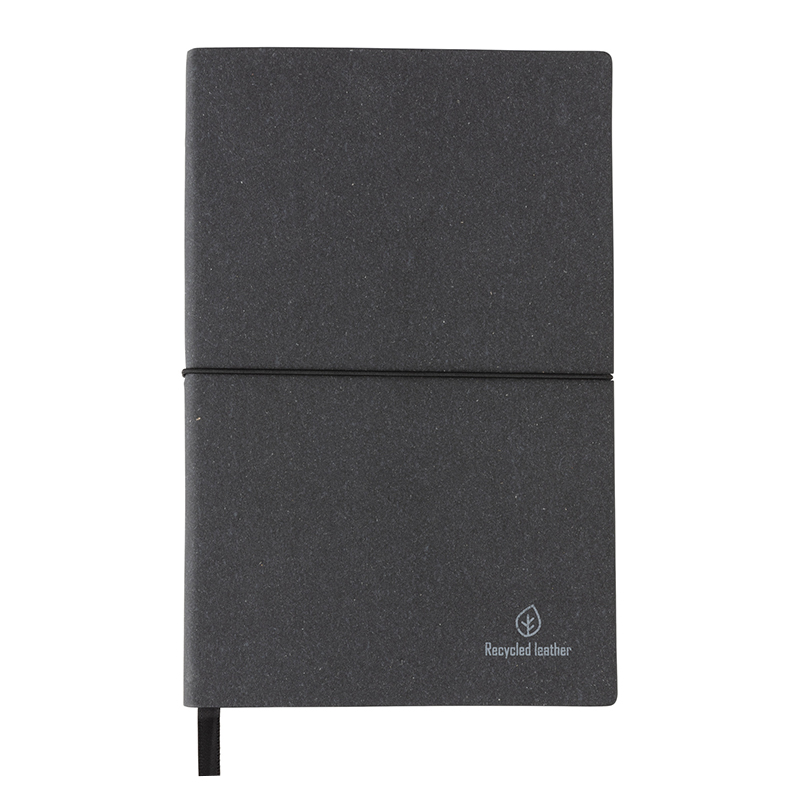 Notitieboek A5 gerecycleerd leer - Afbeelding 6