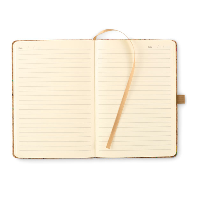 Notitieboek gekleurd kurk - Afbeelding 3
