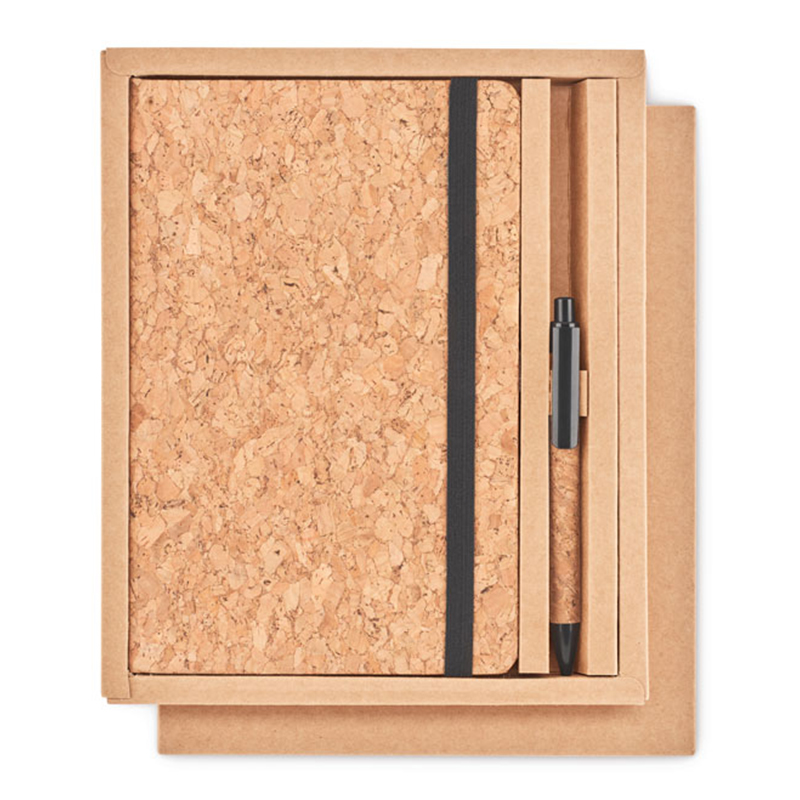 Notitieboek kurk met pen - Afbeelding 5
