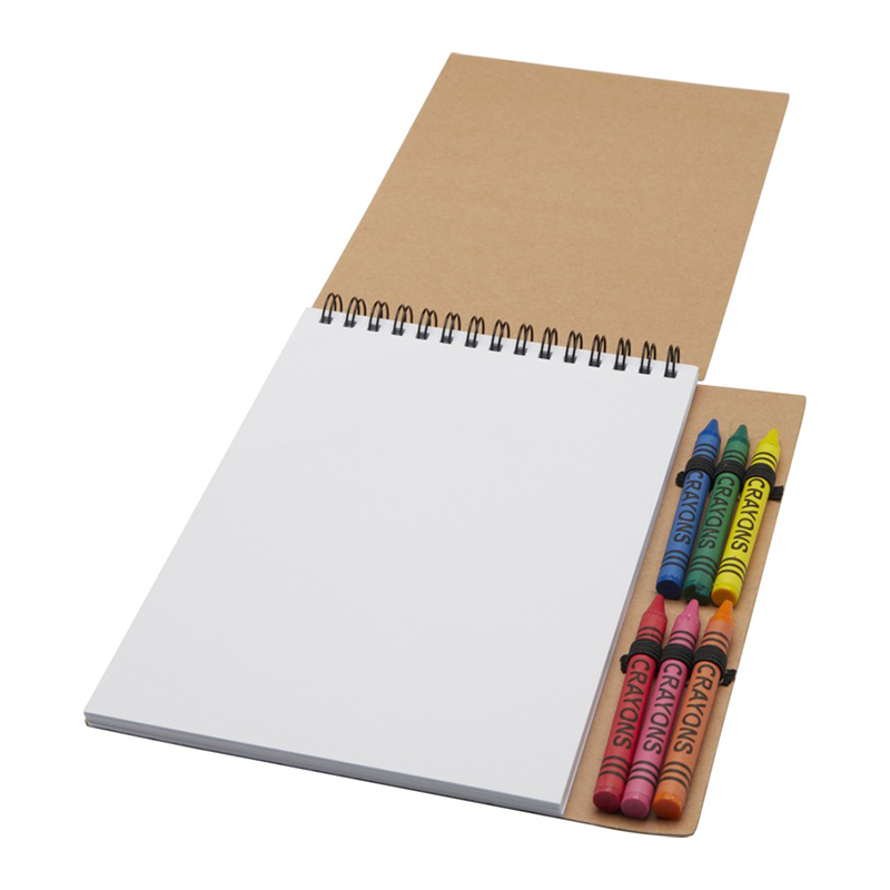 Notitieboek met krijtset - Afbeelding 3