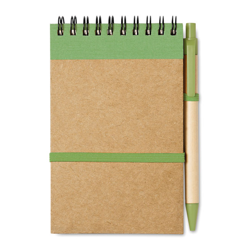 Eco notitieboekje met balpen - Afbeelding 5