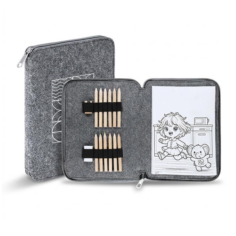 Set met kleurpotloden