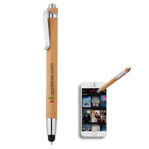 Bamboe balpen stylus | Eco geschenk