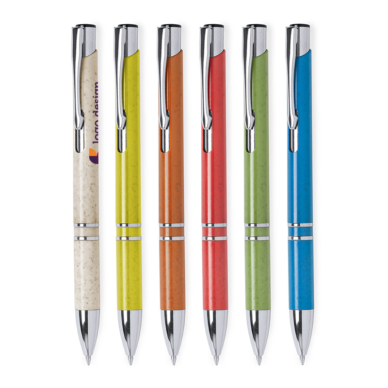 Luxe balpen van tarwestro