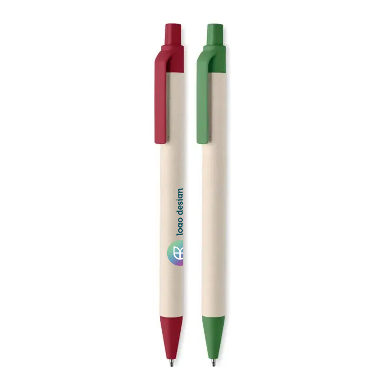 Pen gerecycleerde melkpakken