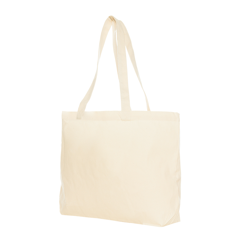 Canvas shopper groot ecru - Afbeelding 2