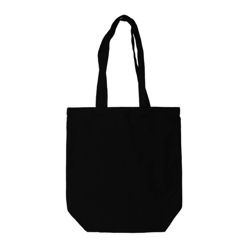 Canvas shopper klein zwart - Afbeelding 5