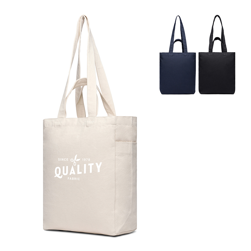 Canvas tas met ritssluiting