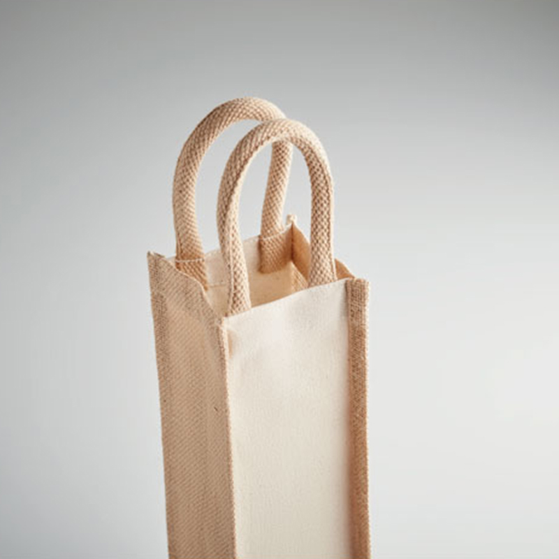 Canvas wijngeschenktas - Afbeelding 2