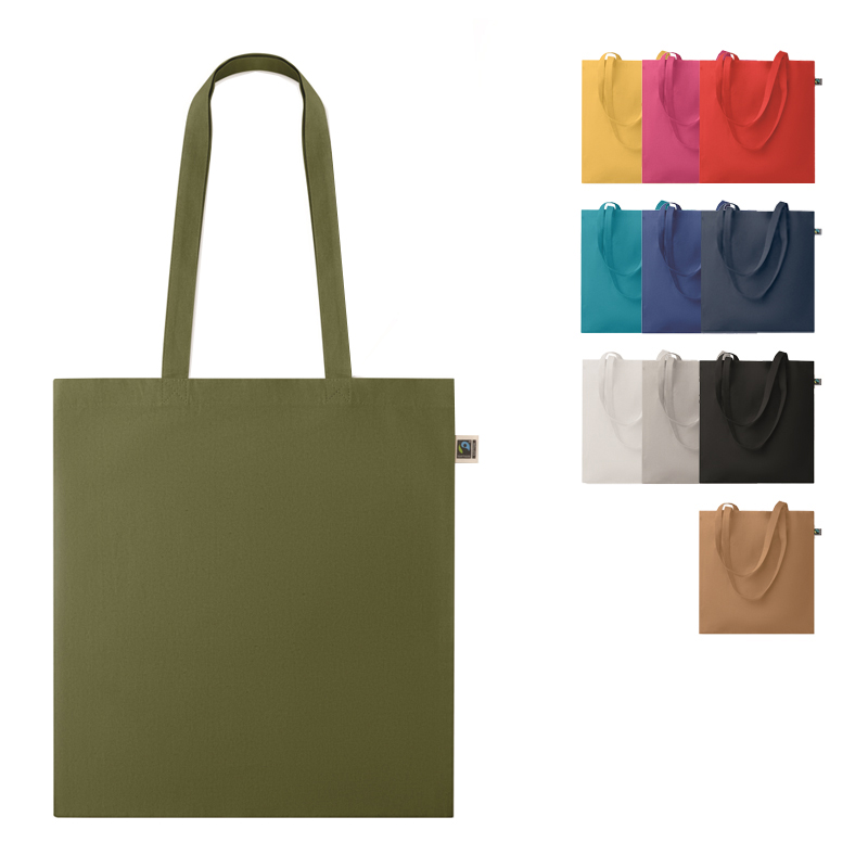 Fairtrade draagtas gekleurd | onbedrukt