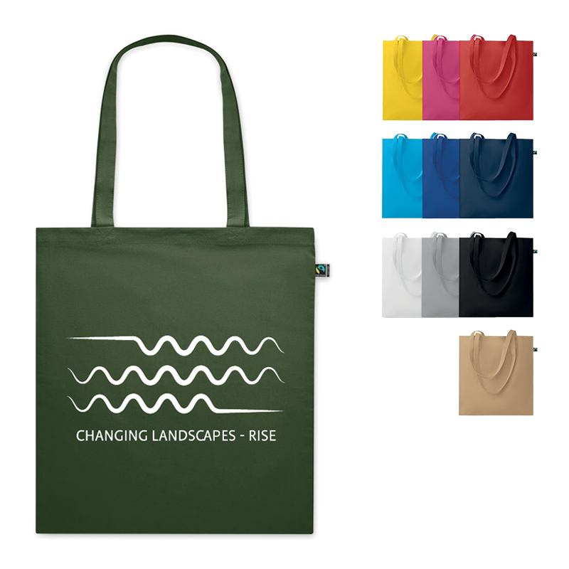 Fairtrade draagtas gekleurd