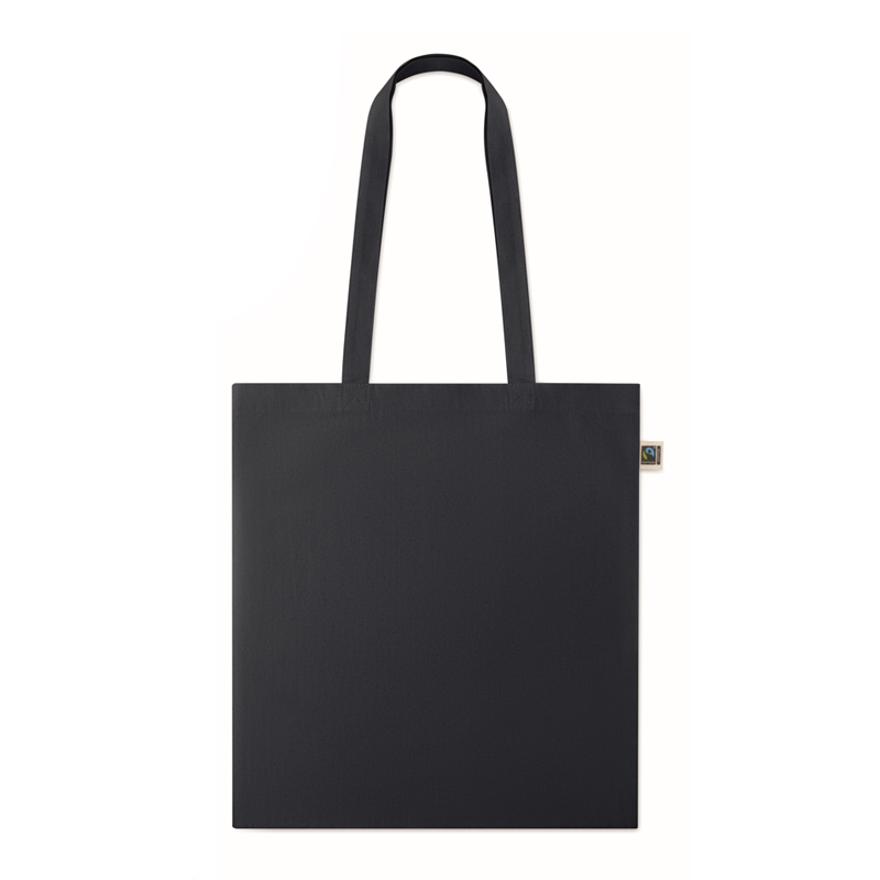 Fairtrade draagtas gekleurd | onbedrukt - Afbeelding 2
