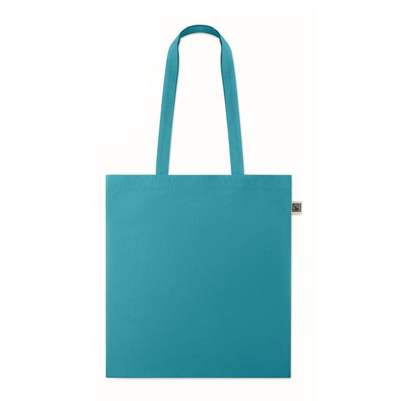 Fairtrade draagtas gekleurd | onbedrukt - Afbeelding 4