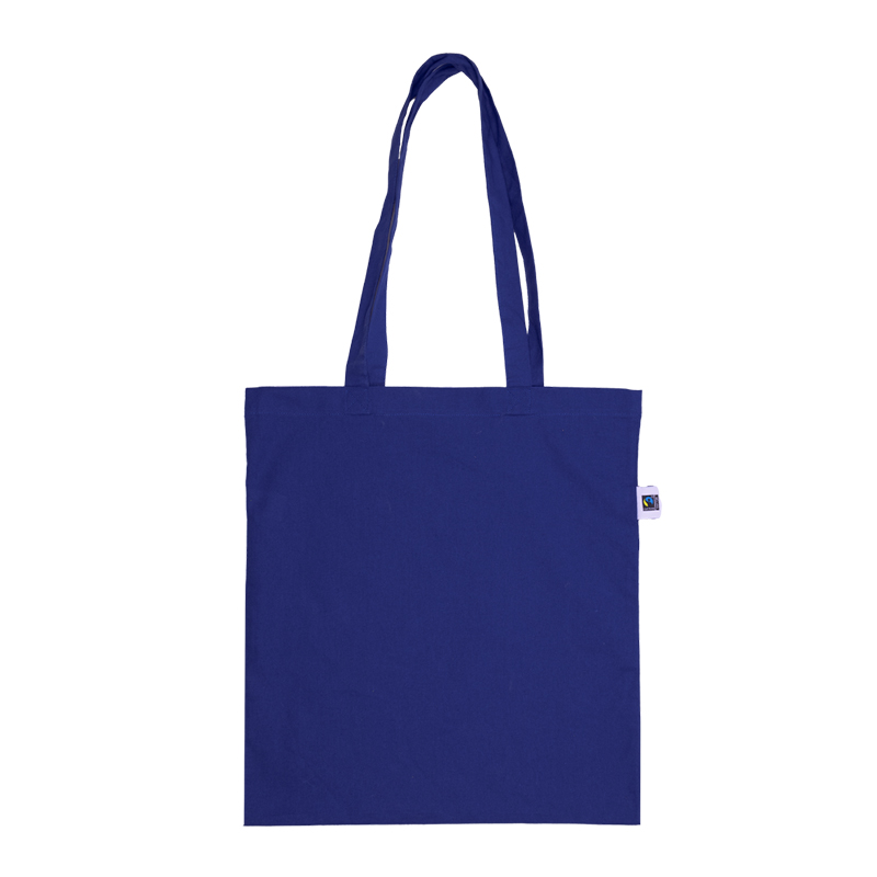 Fairtrade katoenen tas gekleurd - Afbeelding 2