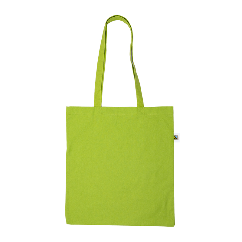Fairtrade katoenen tas gekleurd - Afbeelding 3