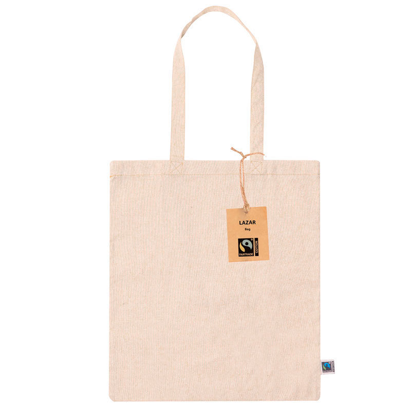 Fairtrade tas gerecycleerd katoen - Afbeelding 5