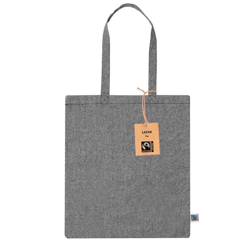 Fairtrade tas gerecycleerd katoen - Afbeelding 7