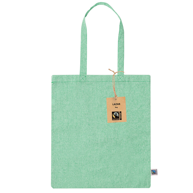 Fairtrade tas gerecycleerd katoen - Afbeelding 4