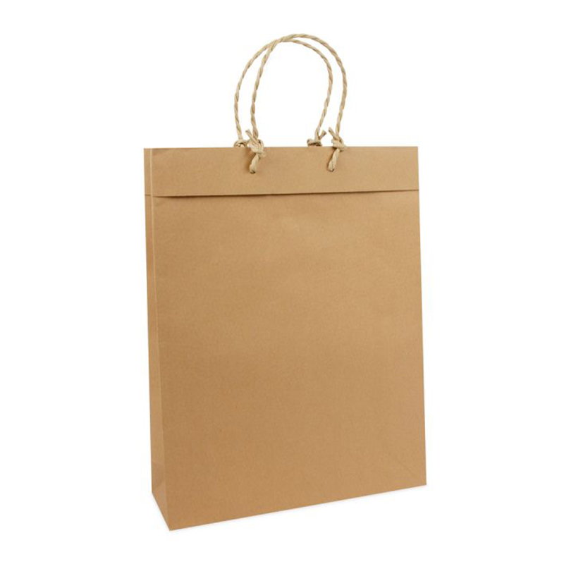 Gerecycleerde papieren tas L - Afbeelding 3