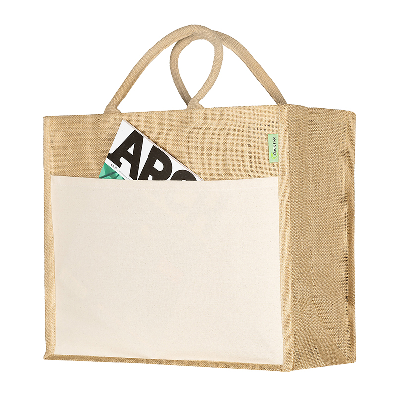 Jute shopper plasticvrij - Afbeelding 3
