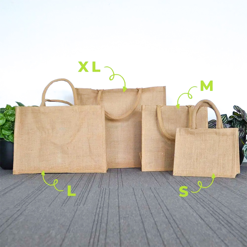 Jute tas naturel L - Afbeelding 2