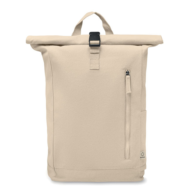 Rolltop rugzak gerecycleerd katoen - Afbeelding 5