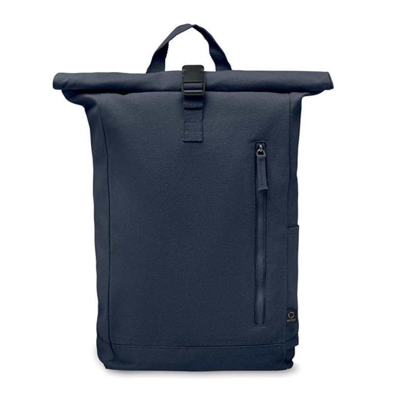 Rolltop rugzak gerecycleerd katoen - Afbeelding 7
