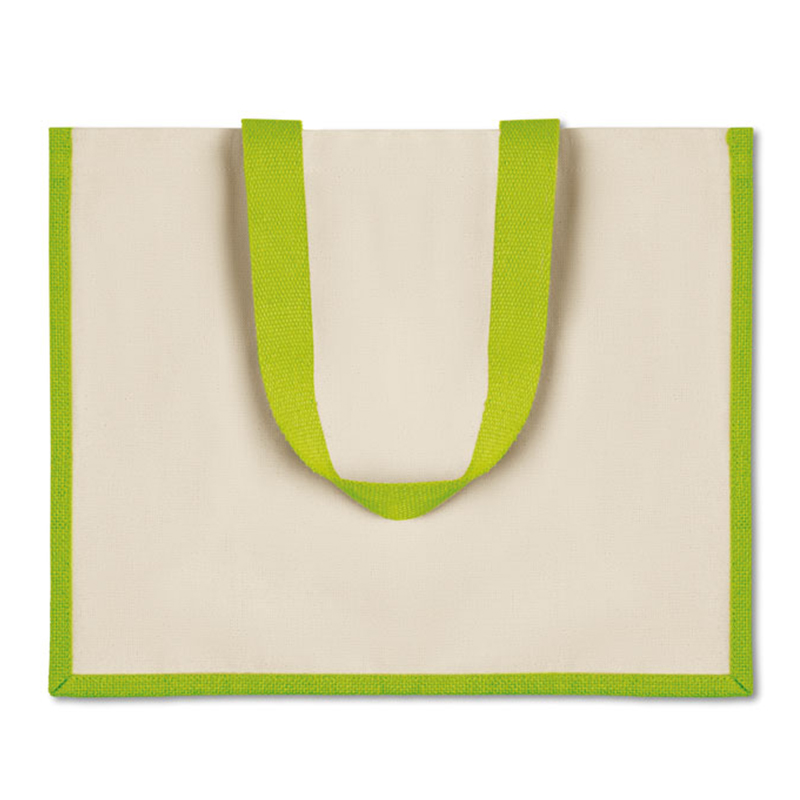 Shopper canvas en jute - Afbeelding 6