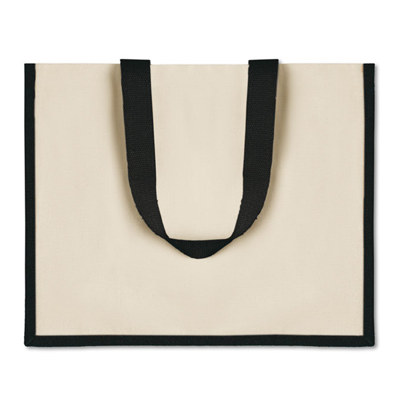 Shopper canvas en jute - Afbeelding 5