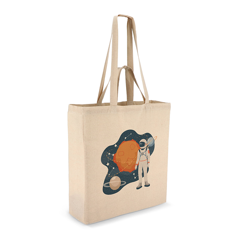 Tote bag dubbel hengsel