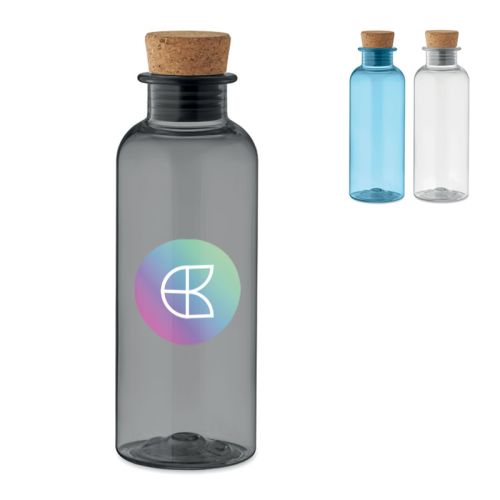 Drinkfles met kurken dop - Afbeelding 1