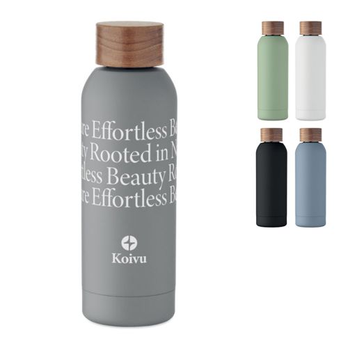 Fles gerecycled RVS enkelwandig - Afbeelding 1